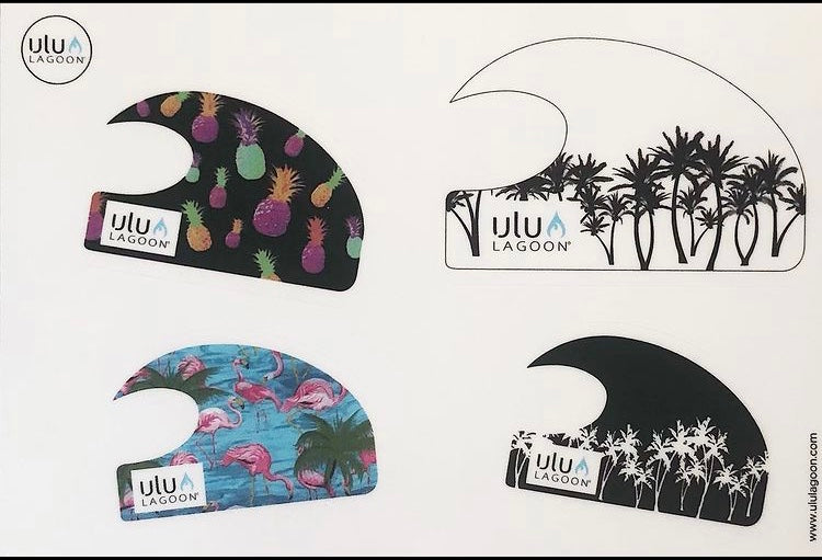 Mini Wave Die Cut Decal Sheet