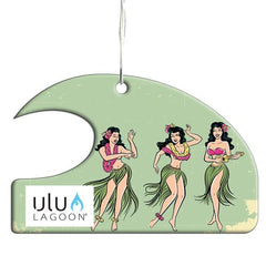 Hula Coconut Surf Wax Scented Mini Wave Air Freshener - ulu LAGOON