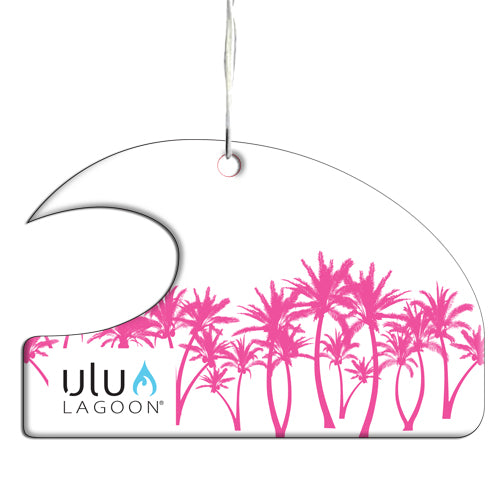 Pink Palms Coconut Surf Wax Scented Mini Wave - ulu LAGOON