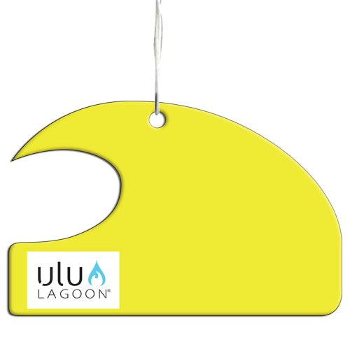 Yellow Mini Wave Air freshener (Original Coconut Surf Wax Scent)